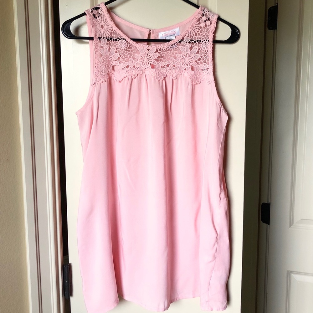 Great Expectations Maternity Sleeveless Tank - S